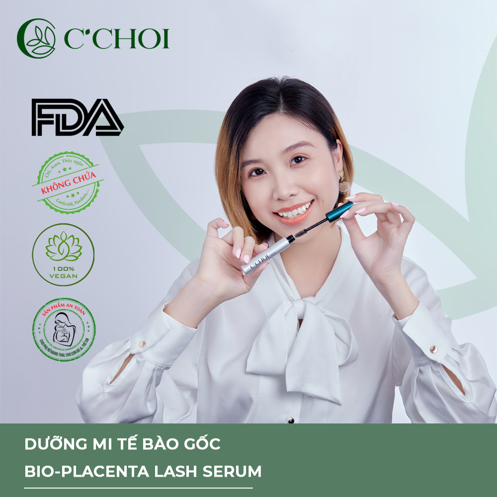 Dưỡng mi tế bào gốc C'Choi đạt chứng nhận FDA Mỹ