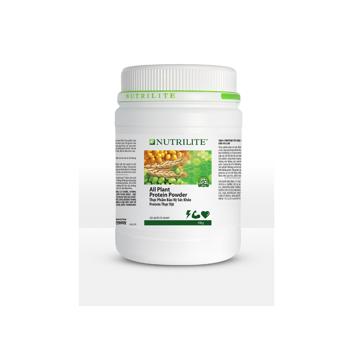Thực phẩm bổ sung Amway bột Protein từ thực vật Nutrilite All plant Protein power 450g Vani của Lalishop