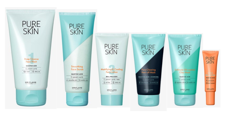 Trọn bộ sản phẩm Pure Skin cho da nhờn và mụn - giúp bạn tự tin tỏa sáng