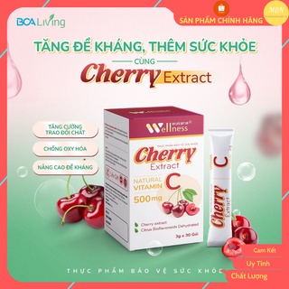 Cherry Extract giúp sáng da, hỗ trợ giảm thâm nám, cải thiện tình trạng da và tóc khô