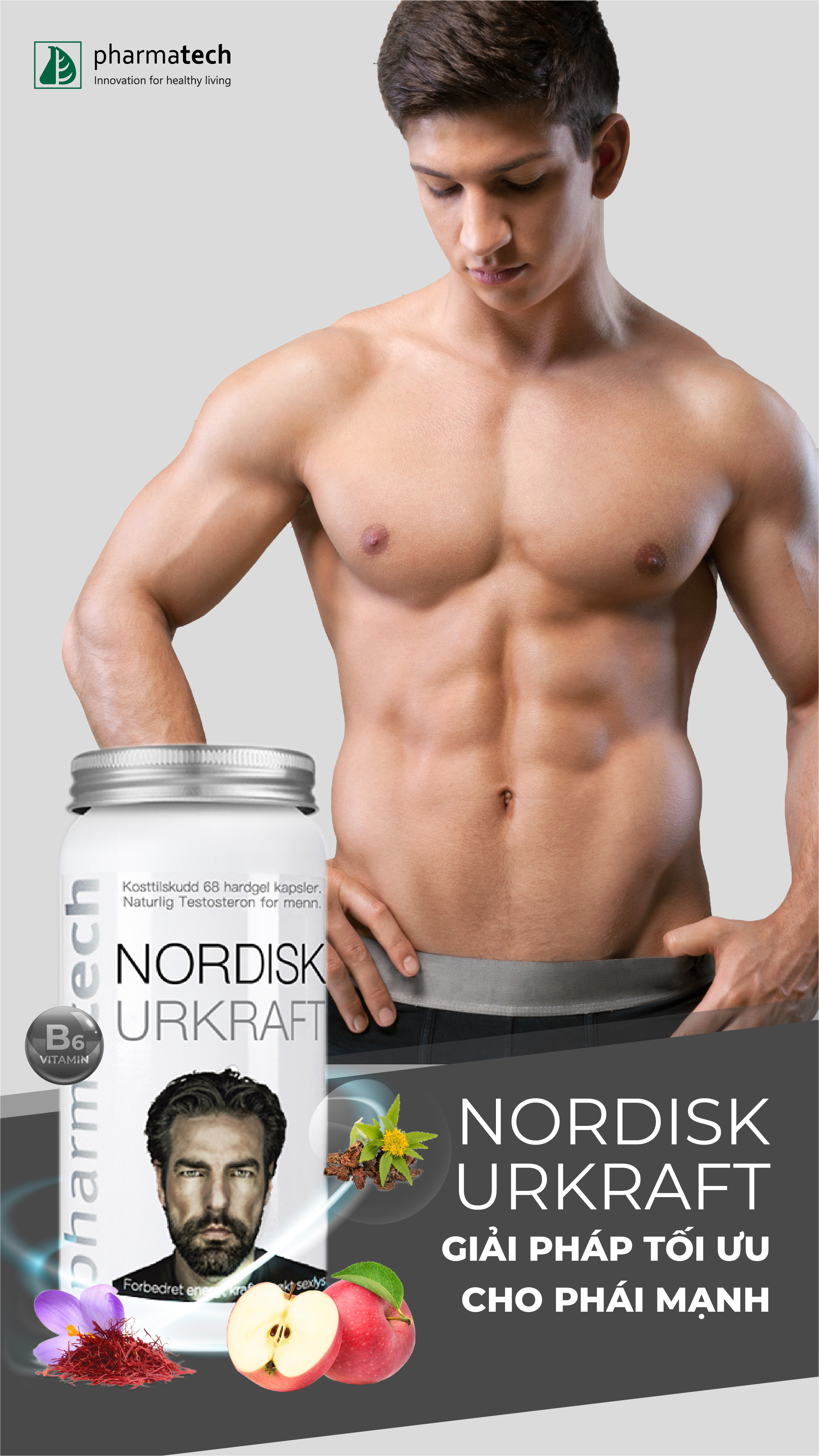 Nordisk Urkraft - sản phẩm dành cho nam giới đạt tiêu chuẩn EU và FDA Mỹ
