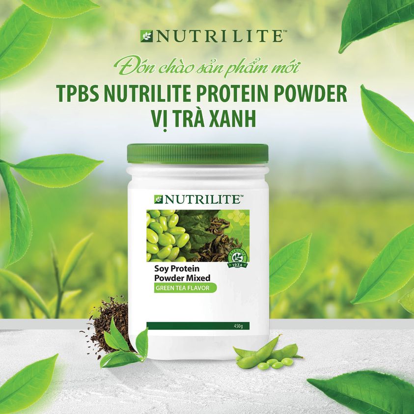 Protein Nutrilite vị trà xanh - nguồn dinh dưỡng quý giá từ thiên nhiên