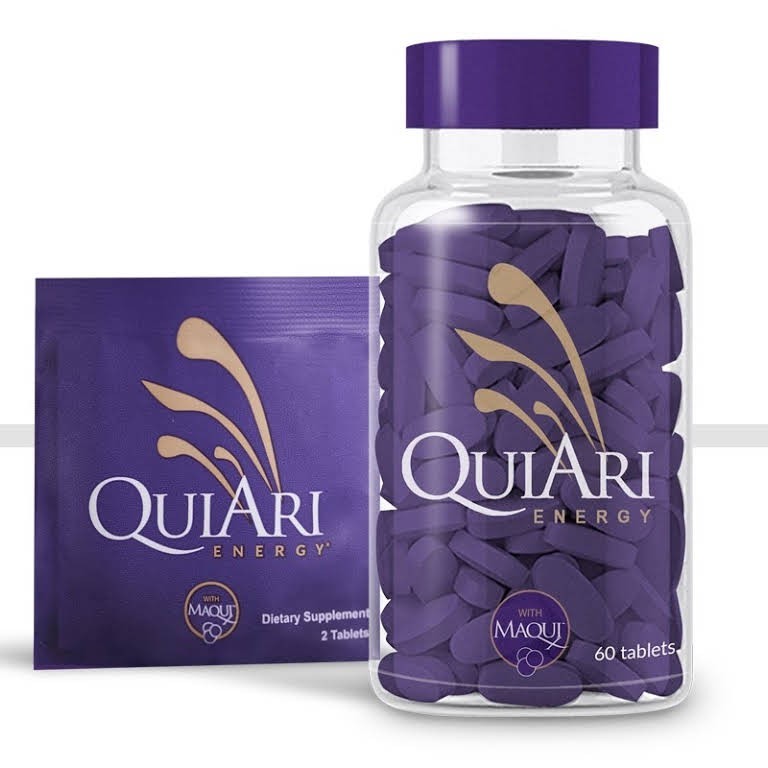 Viên uống Quiari Energy bổ sung năng lượng và đốt mỡ thừa chiết xuất từ trái Maqui - siêu trái cây chống oxy hóa mạnh
