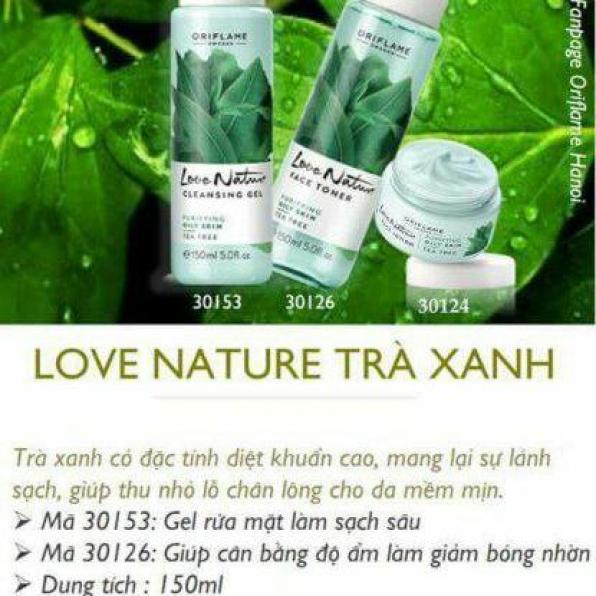 Nature Love dưỡng da trà xanh Oriflame - chăm sóc làn da mịn đẹp từ thiên nhiên