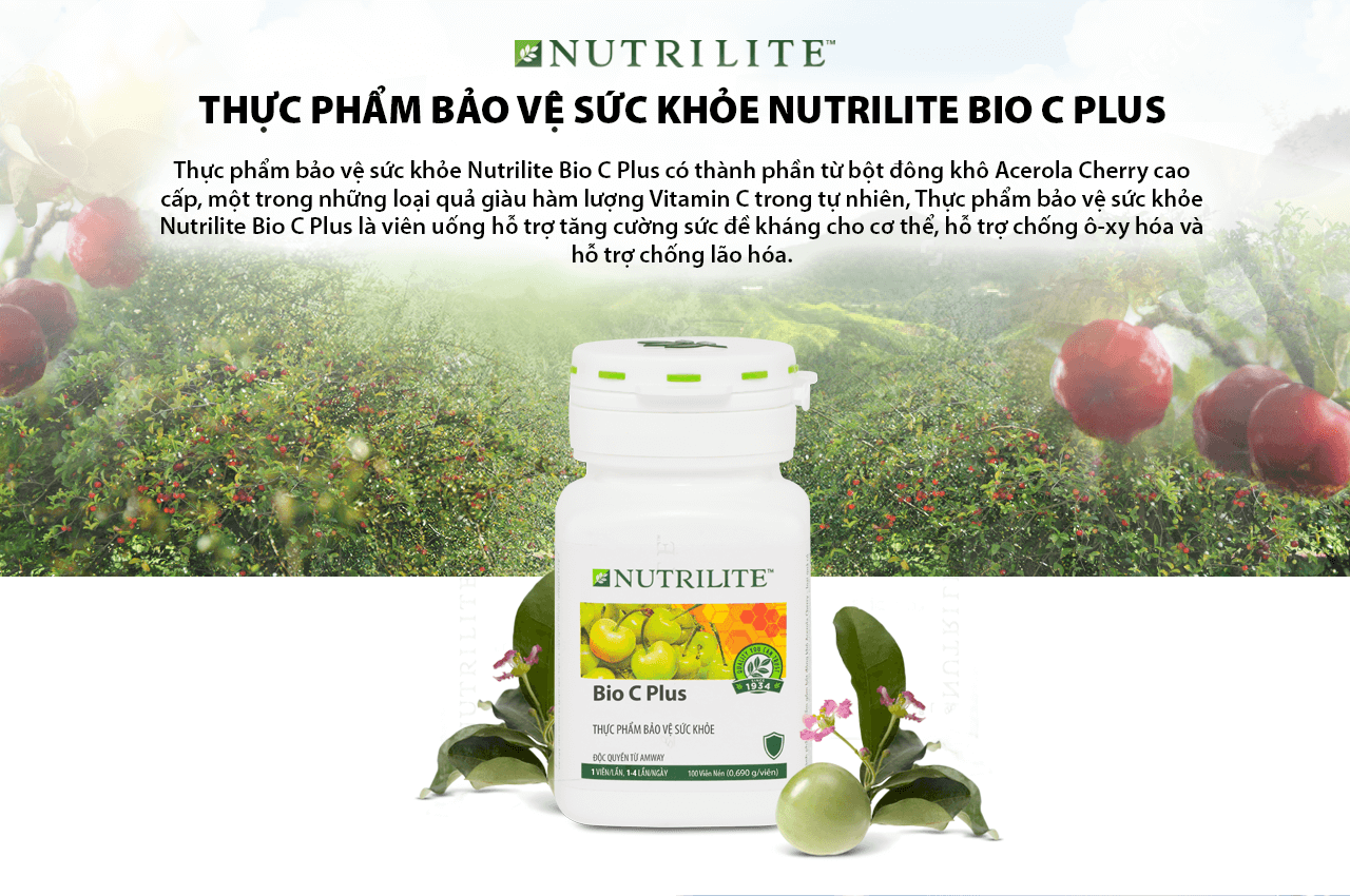 Thực phẩm bảo vệ sức khỏe Nutrilite Bio C Plus Amway