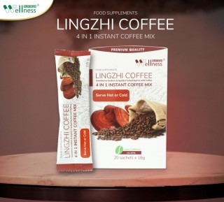 Cà Phê Sức Khỏe Lingzhi Coffee Tỉnh Táo, Tăng Đề Kháng, Tăng Cường Hoạt Động Trí Não, Bảo Vệ Gan 20Góix18G