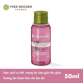 Gel Tắm Mini Yves Rocher Mini Shower Gel Lotus Sage 50ml chính hãng từ Pháp