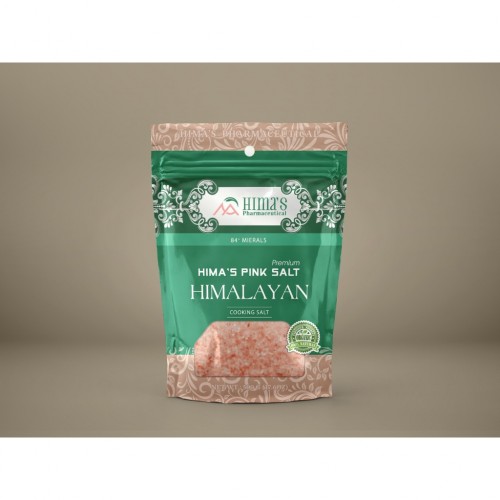 Muối hồng tinh khiết Himalayan Qaisar 500g hạt mịn nhập khẩu Pakistan
