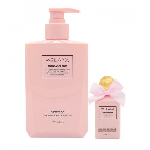 [Hết hàng] Sữa tắm trắng da hương nước hoa Weilaiya Fragrance Nice Shower Gel 312ml (kèm lọ mini 60ml)