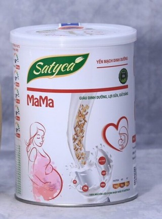 Sữa yến mạch dinh dưỡng Satyca Mama 500g cho phụ nữ chuẩn bị mang thai, đang mang thai và cho con bú